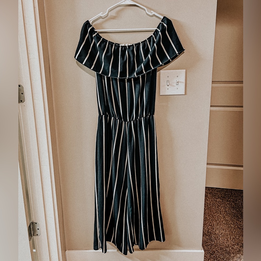 Off the shoulder jumpsuit